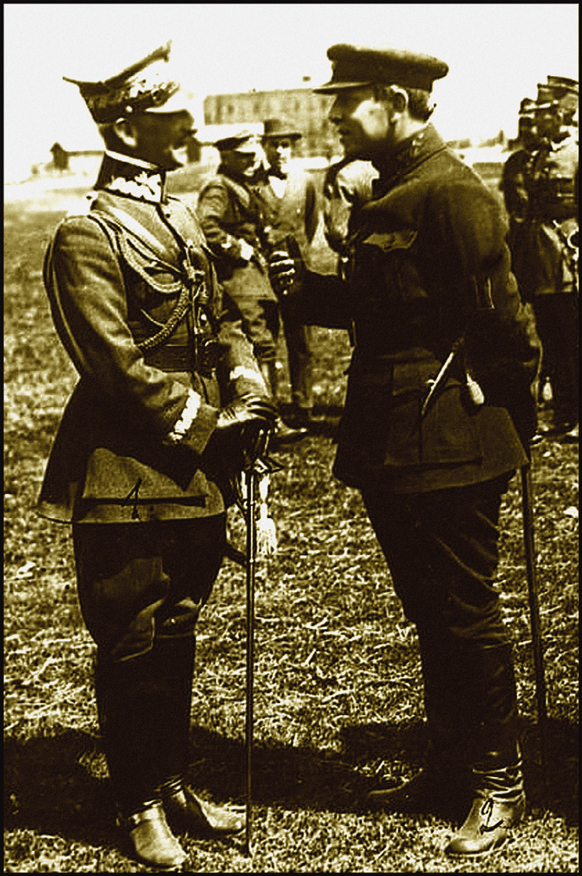 Symon Petlura et le général Antoni Listowski, avril 1920