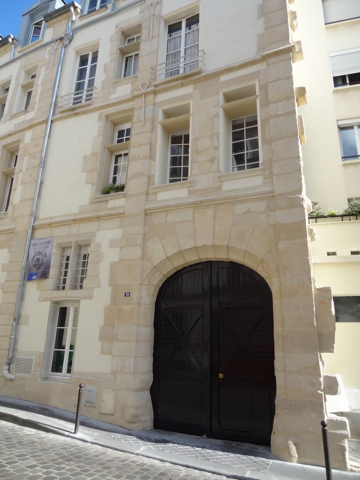 Будівля бібліотеки, 6 rue de Palestine, Париж